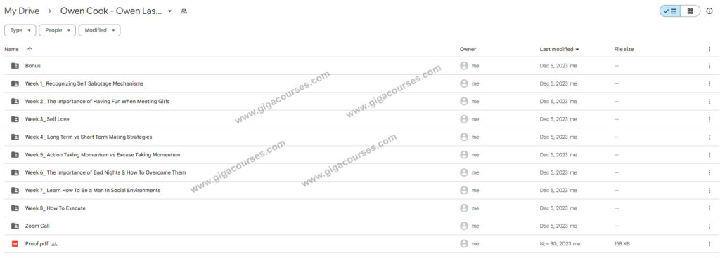 Owen Cook - Owen Last Game Program