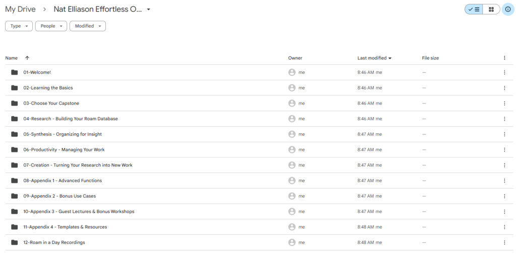 Nat Elliason - Effortless Output in Roam