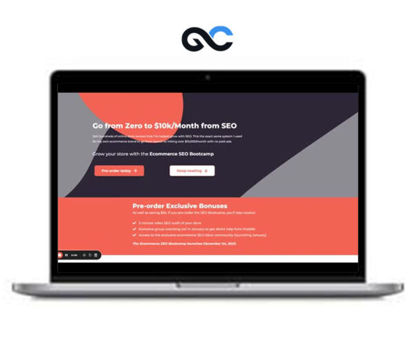 Ecommerce SEO Bootcamp Course - from 0 to 10000 per Month
