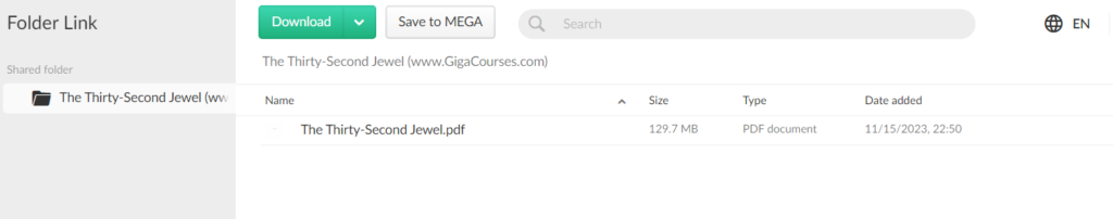 The Thirty-Second Jewel