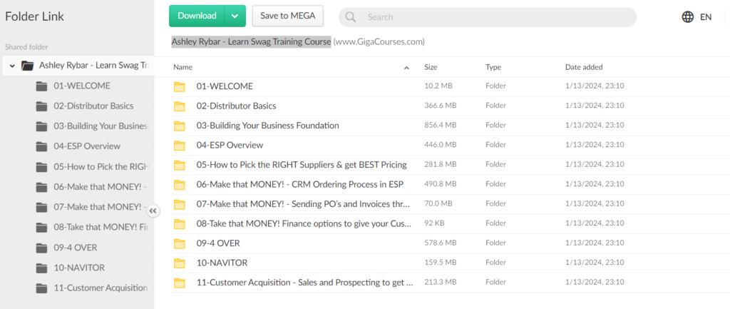 Ashley Rybar - Learn Swag Training Course