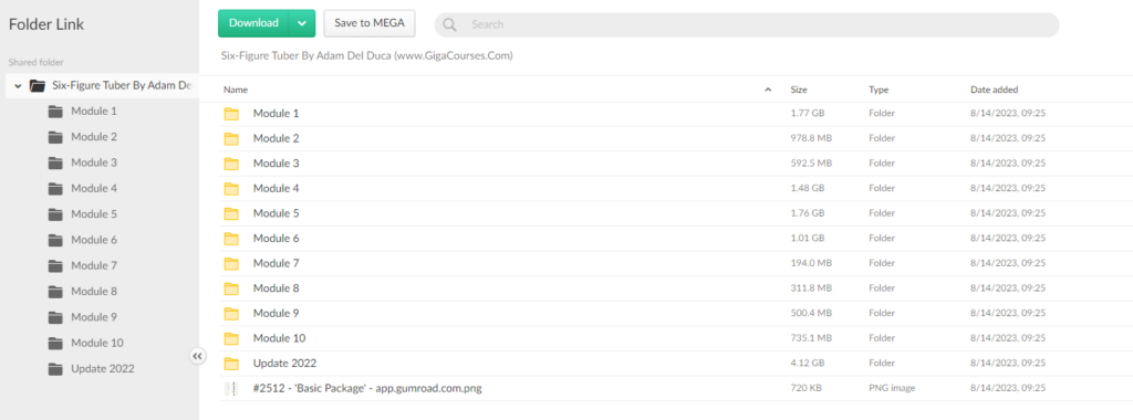 Six-Figure Tuber By Adam Del Duca