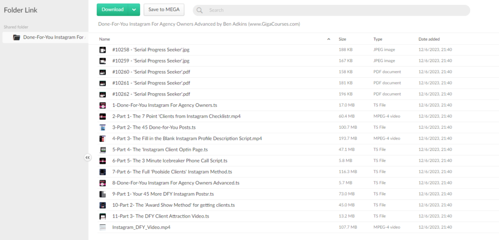 Done-For-You Instagram For Agency Owners Advanced by Ben Adkins