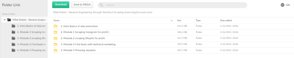 Mike Rubini - Reverse Engineering through Technical Scraping