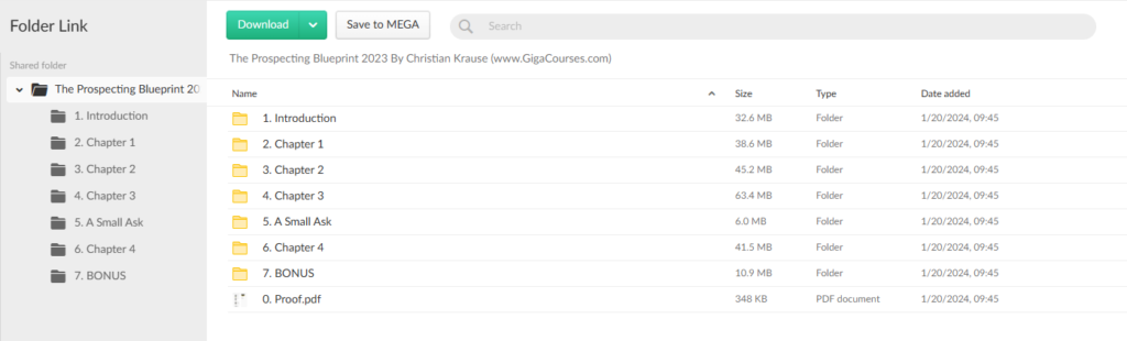 The Prospecting Blueprint 2023 By Christian Krause