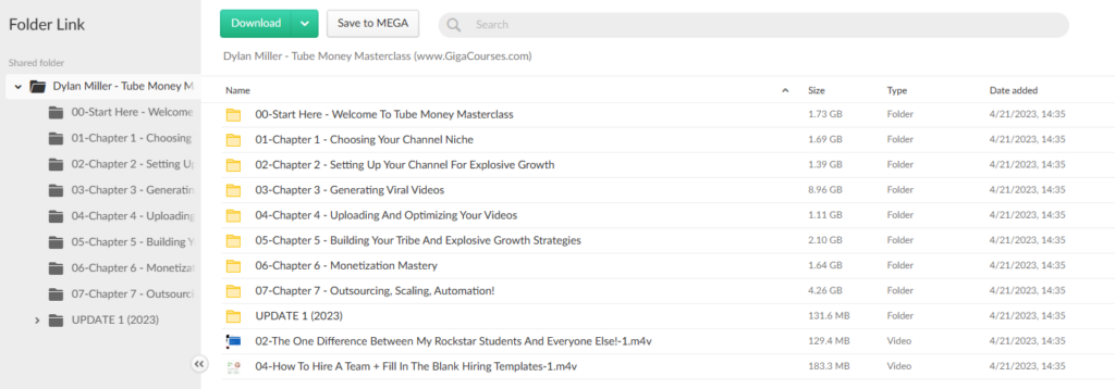 Dylan Miller - Tube Money Masterclass