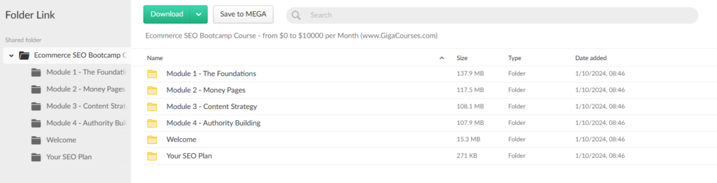Ecommerce SEO Bootcamp Course - from 0 to 10000 per Month