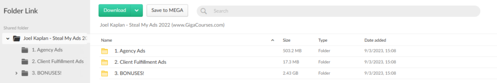 Joel Kaplan - Steal My Ads 2022