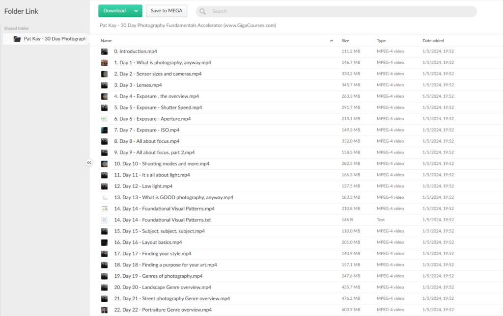 Pat Kay - 30 Day Photography Fundamentals Accelerator
