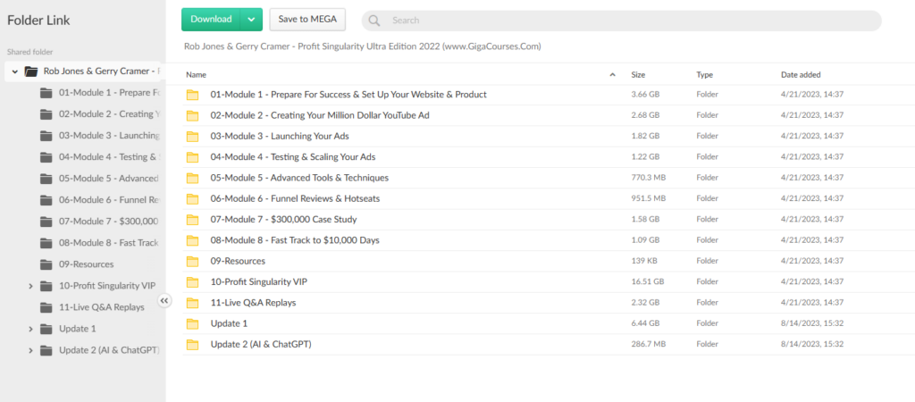 Rob Jones & Gerry Cramer - Profit Singularity Ultra Edition 2022