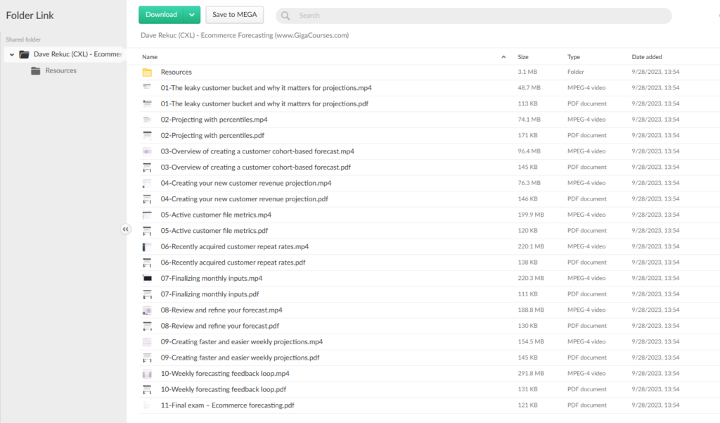 Dave Rekuc (CXL) - Ecommerce Forecasting