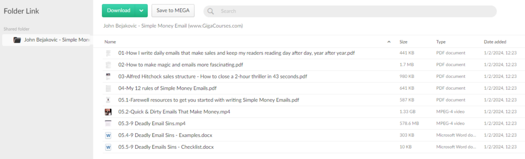 John Bejakovic - Simple Money Email