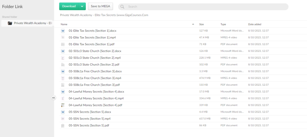 Private Wealth Academy - Elite Tax Secrets