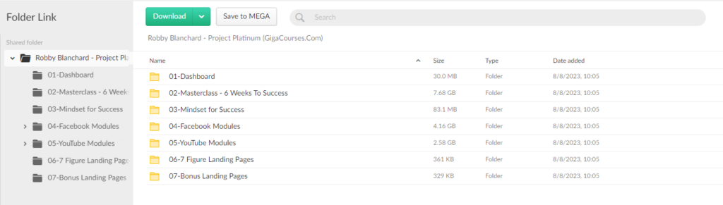 Robby Blanchard - Project Platinum