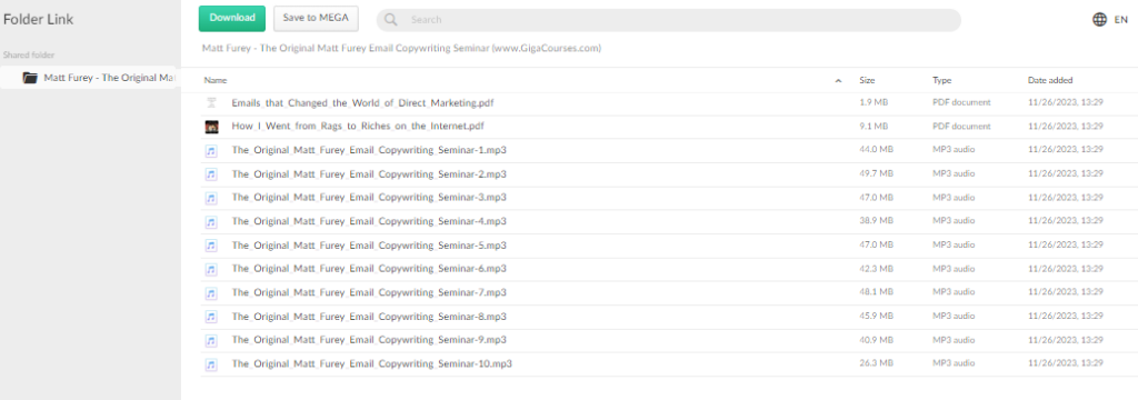 Matt Furey - The Original Matt Furey Email Copywriting Seminar