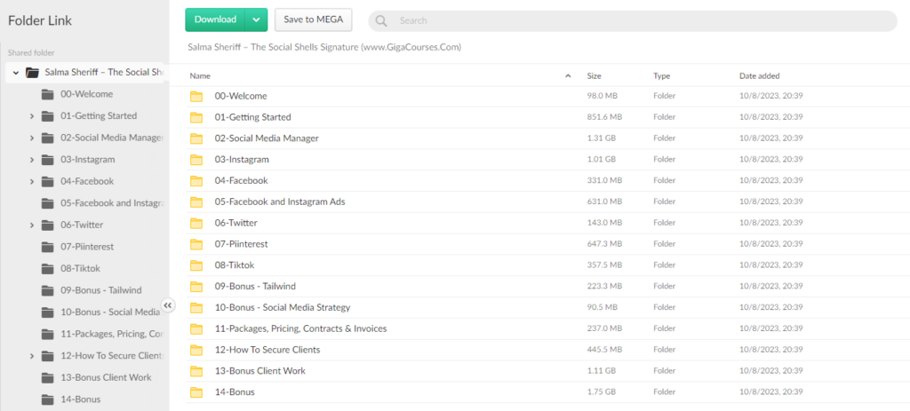 Salma Sheriff – The Social Shells Signature