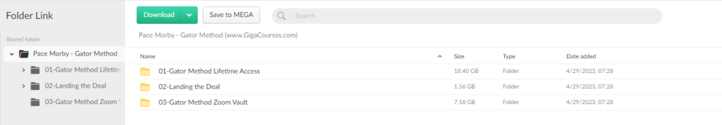 Pace Morby - Gator Method