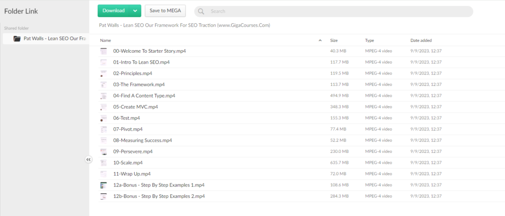 Pat Walls - Lean SEO Our Framework For SEO Traction