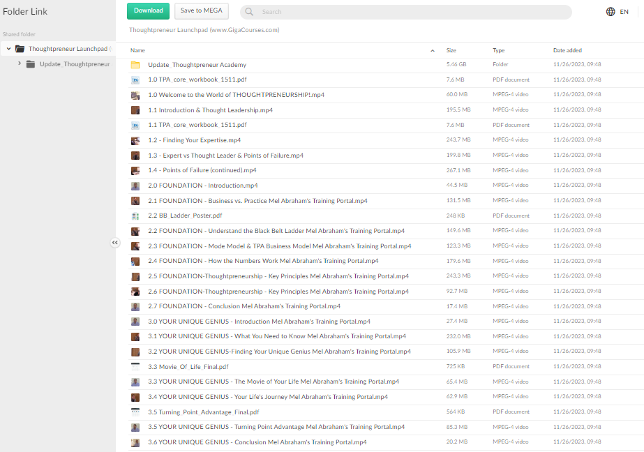 Thoughtpreneur Launchpad