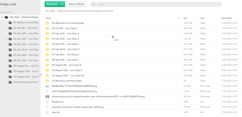 John Boik - Historical Analysis Masterclass