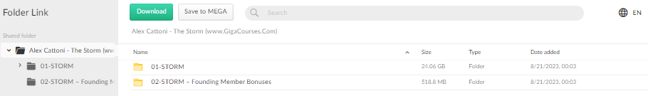 Alex Cattoni - The Storm