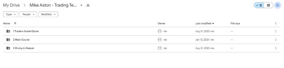 Mike Aston - Trading Template Course