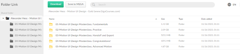 Alexander Hess - Motion UI Design · Gold
