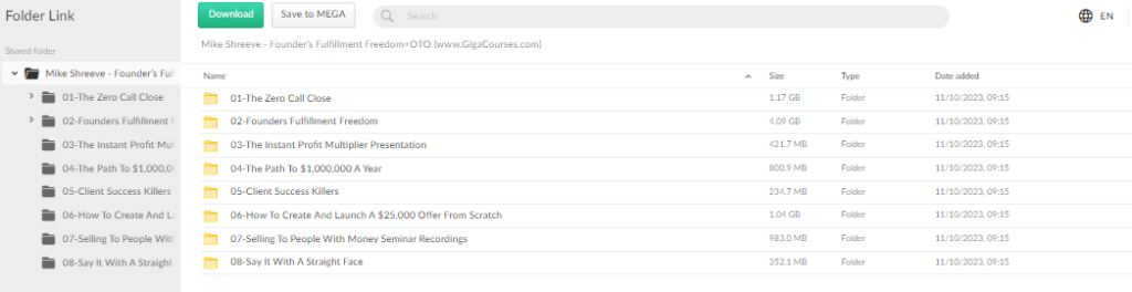 Mike Shreeve - Founder’s Fulfillment Freedom+OTO