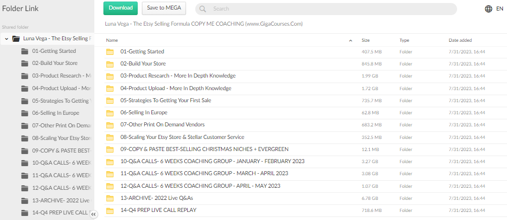 Luna Vega - The Etsy Selling Formula COPY ME COACHING