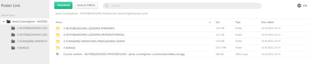 Jesse Cunningham - AUTOBLOGGING Masterclass