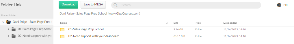 Dani Paige - Sales Page Prep School