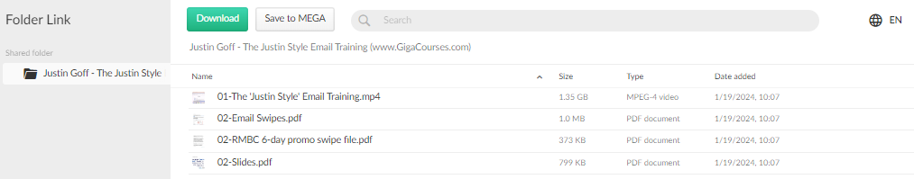 Justin Goff - The Justin Style Email Training