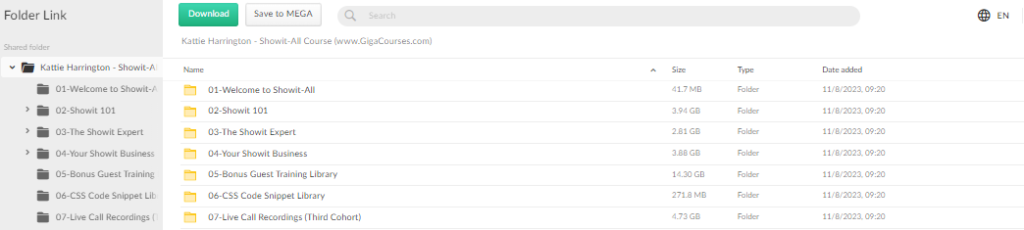 Kattie Harrington - Showit-All Course