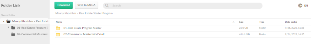 Manny Khoshbin – Real Estate Starter Program