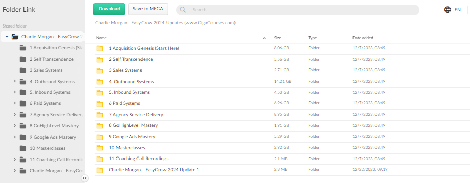Charlie Morgan - EasyGrow 2024 Updates