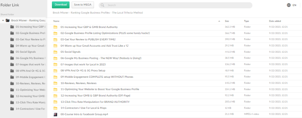 Brock Misner - Ranking Google Business Profiles - The Local Trifecta Method