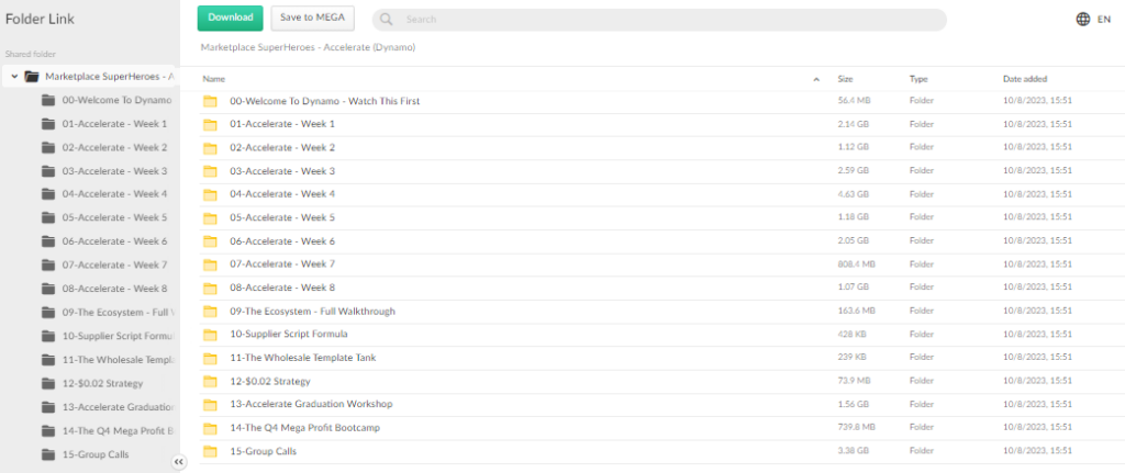 Marketplace SuperHeroes - Accelerate (Dynamo)
