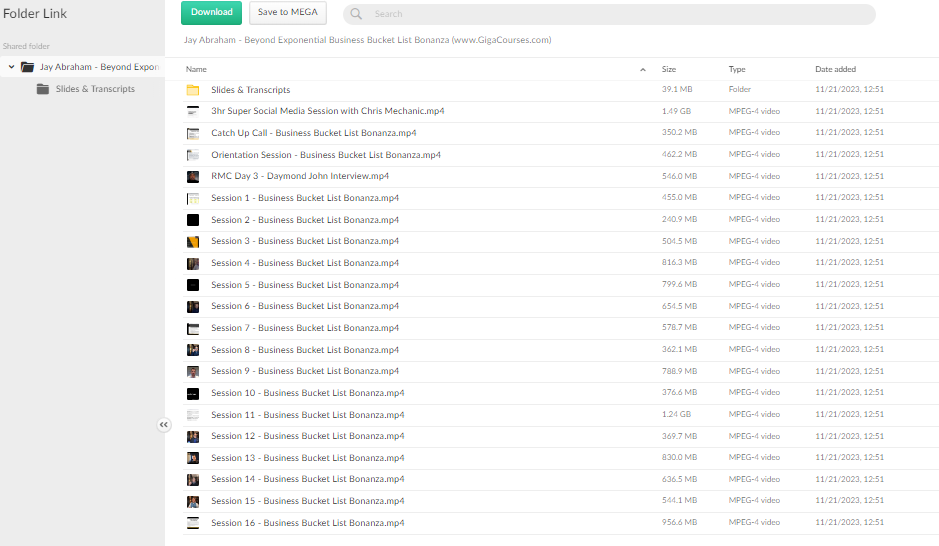 Jay Abraham - Beyond Exponential Business Bucket List Bonanza