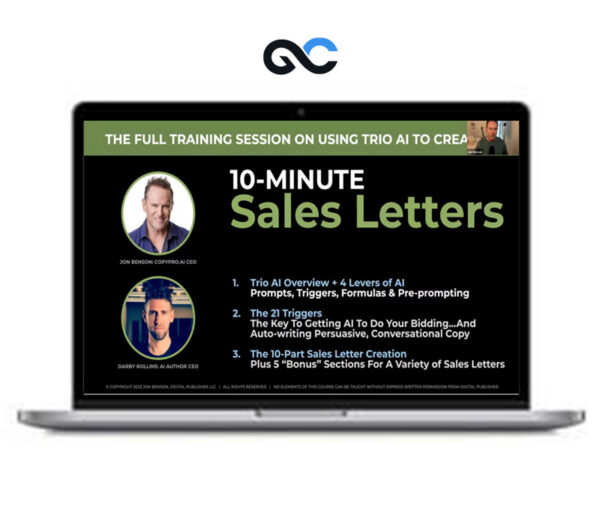 Jon Benson - 10 Minute Sales Letter