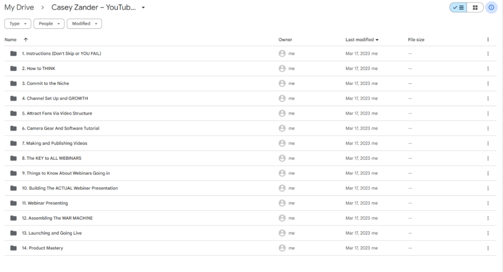 Casey Zander - YouTube Fame Game Blueprint