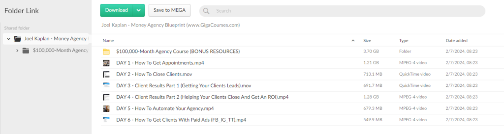 Joel Kaplan - Money Agency Blueprint