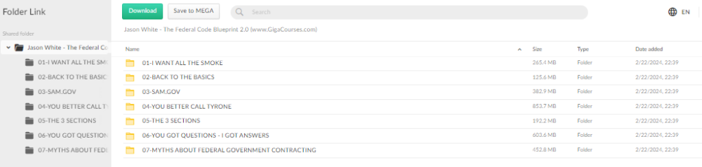 Jason White - The Federal Code Blueprint 2.0