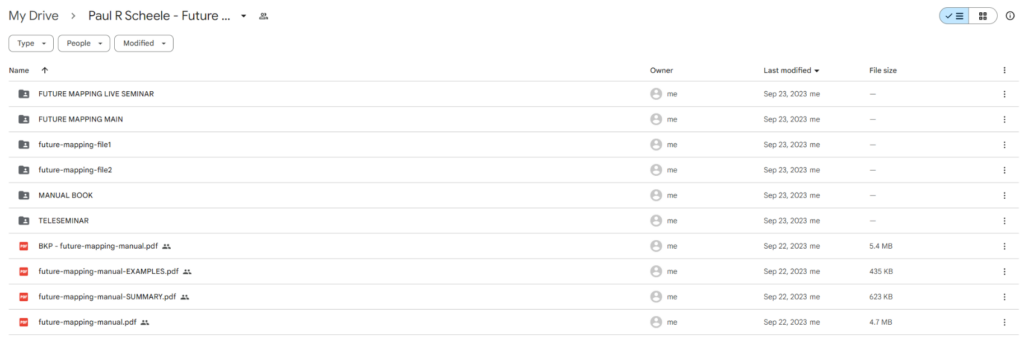 Paul R Scheele - Future Mapping