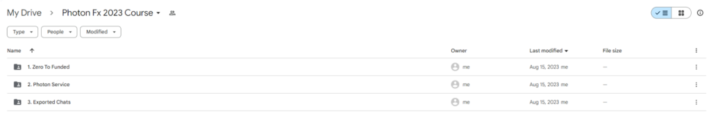 Photon Fx 2023 Course