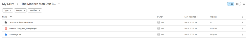 The Modern Man Dan Bacon Text Attraction