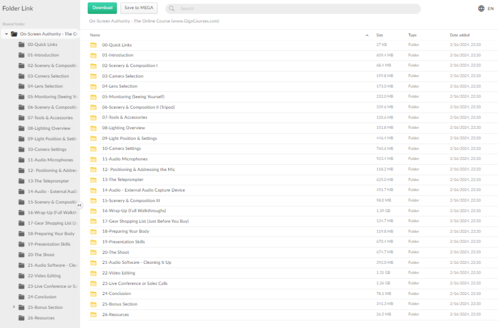 On-Screen Authority - The Online Course 