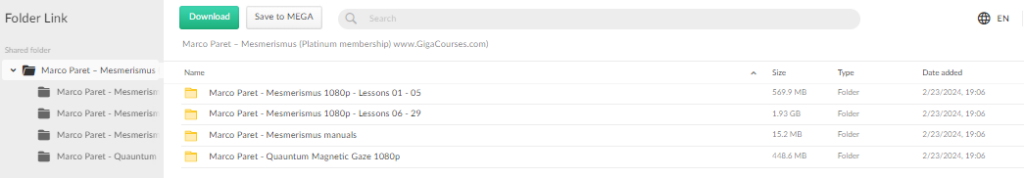 Marco Paret – Mesmerismus (Platinum membership)