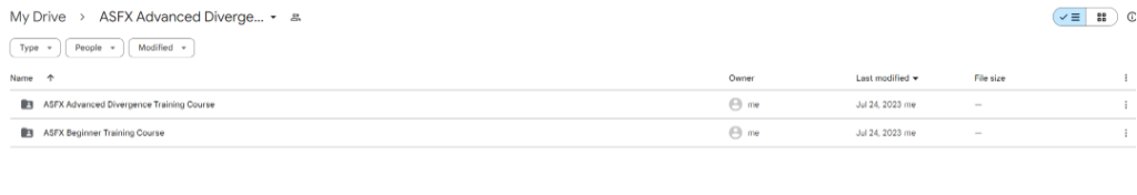 ASFX Advanced Divergence Training Course