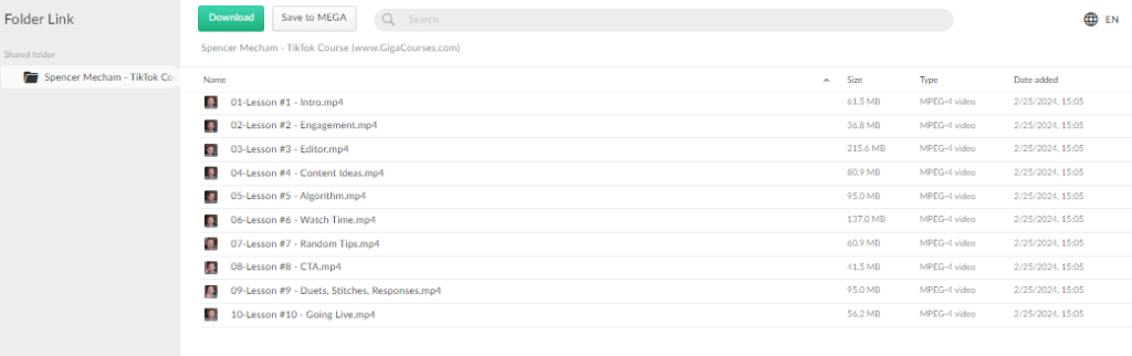 Spencer Mecham - TikTok Course
