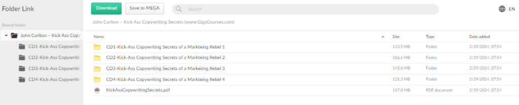 John Carlton – Kick Ass Copywriting Secrets